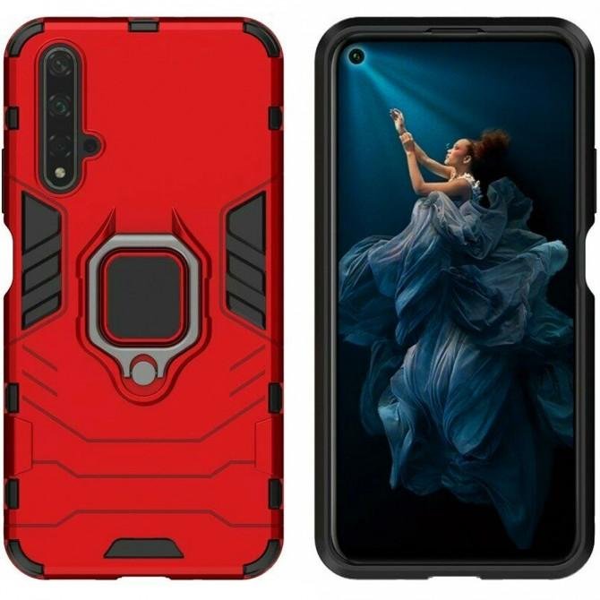 Чехол HONOR Hard Defence Series для Huawei Honor 20/Nova 5T Красный (с магнитом)
