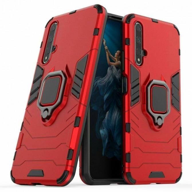Чехол HONOR Hard Defence Series для Huawei Honor 20/Nova 5T Красный (с магнитом)-2