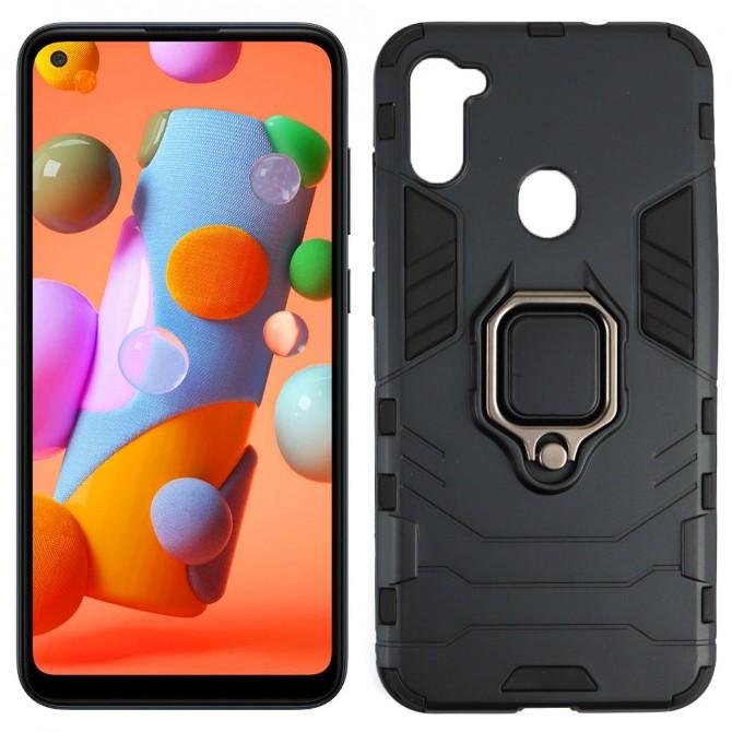 Чохол HONOR Hard Defence Series для Samsung A115/M115 Galaxy A11/M11 2019 Чорний (з магнітом)