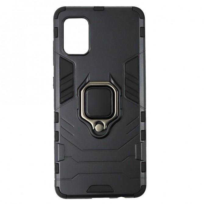 Чехол HONOR Hard Defence Series для Samsung A315 Galaxy A31 Чёрный (с магнитом)-1