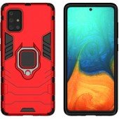 Чохол HONOR Hard Defence Series для Samsung A715 Galaxy A71 Red (with magnet)