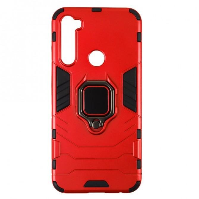 Чохол HONOR Hard Defence Series для Xiaomi Redmi Note 8T Червоний (з магнітом)-1