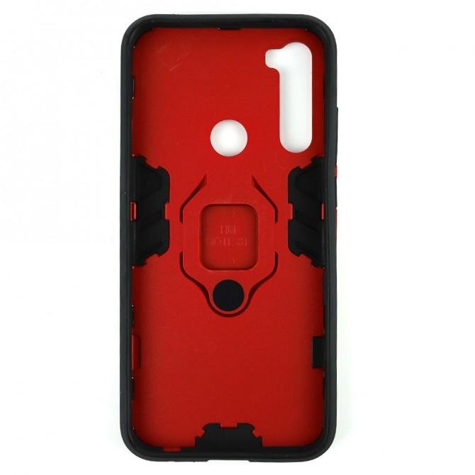 Чохол HONOR Hard Defence Series для Xiaomi Redmi Note 8T Червоний (з магнітом)-2