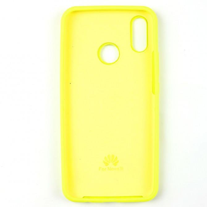 Чехол Original Soft Case Huawei P Smart Plus Жовтий FULL-1