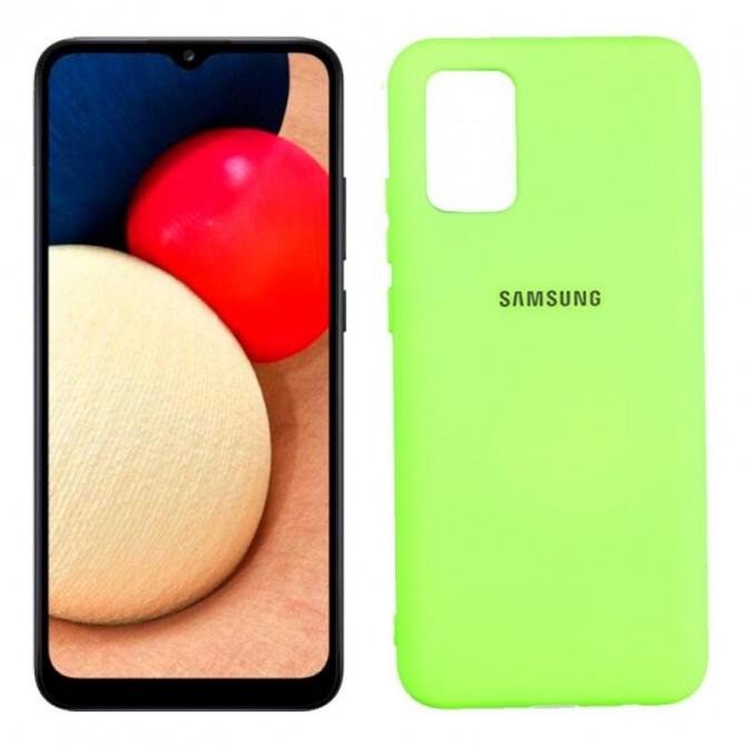 Чохол Soft Case Samsung A315 Galaxy A31 Салатовий FULL