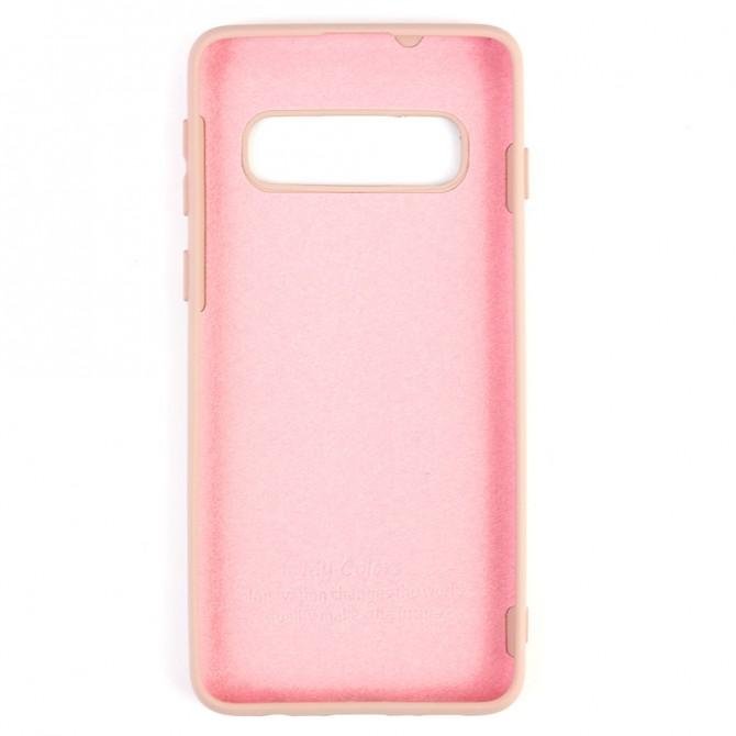 Чохол силіконовий для Samsung G973 Galaxy S10 Бежевий FULL-2