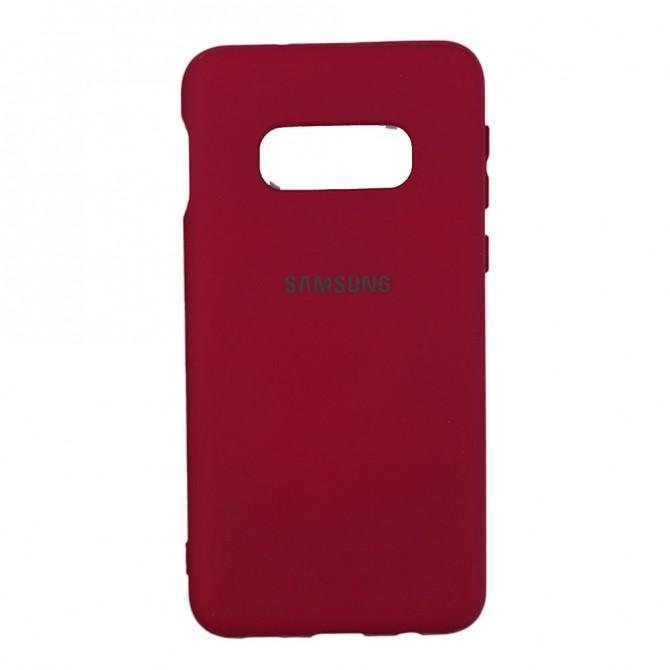 Чехол Soft Case для Samsung G973 Galaxy S10 Марсала FULL-1