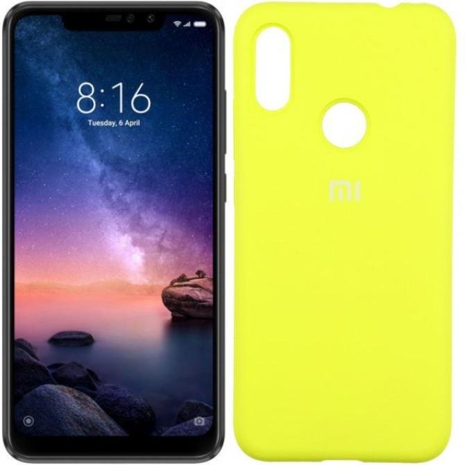 Чехол Original Soft Case Xiaomi Redmi Note 5 Pro Желтый FULL