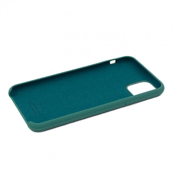 Оригінальний силіконовий чохол для iPhone 11 Хвойно Зелений-2