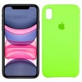 Чехол силиконовый для iPhone Xr Салатовый