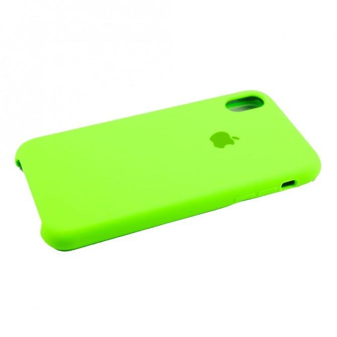 Чехол силиконовый для iPhone Xr Салатовый-4