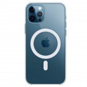 Чехол силиконовый MagSafe для Apple iPhone 12/12 Pro Прозрачный Чехол силиконовый MagSafe для Apple iPhone 12/12 Pro Прозрачный