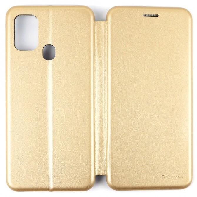 Чехол книжка U-Like Best для Samsung M317 Galaxy M31s Золотой-2