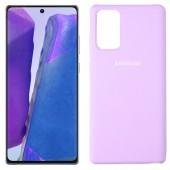 Чохол силіконовий для Samsung Note 20 Бузковий FULL