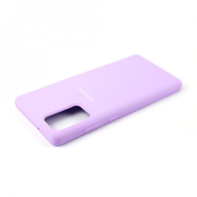 Чохол силіконовий для Samsung Note 20 Бузковий FULL-3