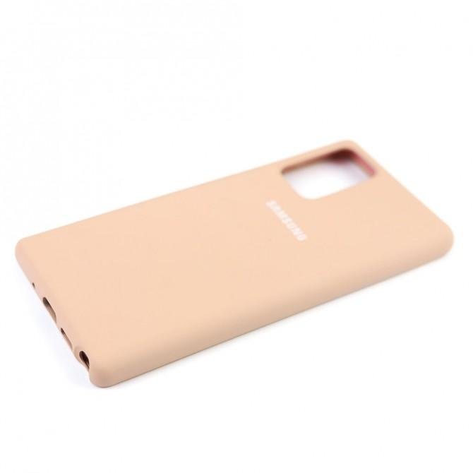 Чохол силіконовий для Samsung Note 20 Бежевий FULL-4