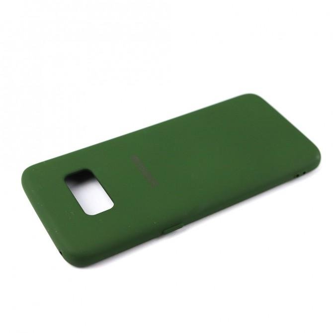 Чехол силиконовый для Samsung G950 Galaxy S8 Темно Зеленый FULL-3