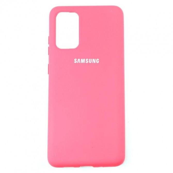 Чохол Soft Case Samsung A715 Galaxy A71 Яскраво Рожевий FULL-1