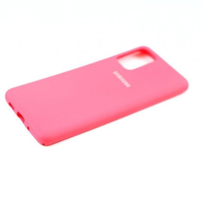 Чохол Soft Case Samsung A715 Galaxy A71 Яскраво Рожевий FULL-3