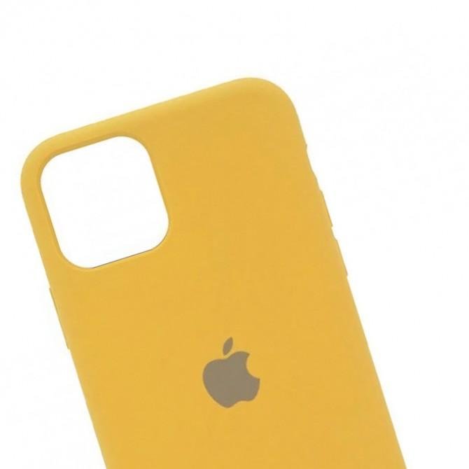 Оригинальный силиконовый чехол для iPhone 13 Pro Max Золотой FULL-2