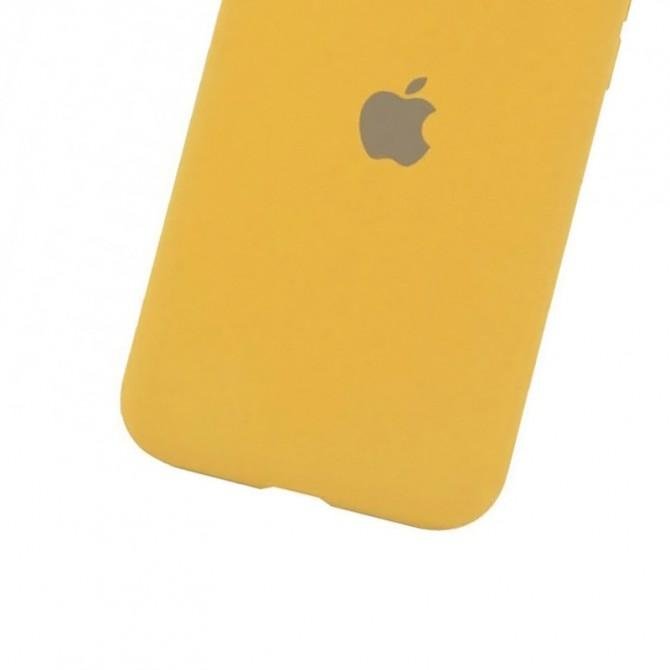 Оригинальный силиконовый чехол для iPhone 13 Pro Max Золотой FULL-3