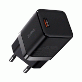 СЗУ 1Type-C Baseus GAN 3 FAST CHARGER 1C 30W EU Black 
