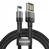 Кабель Baseus Cafule Lightning CALKLF-GG1 Grey/Black  Кабель Baseus Cafule Lightning CALKLF-GG1 Grey/Black
