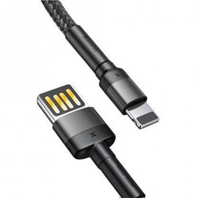 Кабель Baseus Cafule Lightning CALKLF-GG1 Grey/Black-1