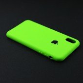 Чохол силiконовий для iPhone Xs Max Яскраво зелений Чохол силiконовий для iPhone Xs Max Яскраво зелений