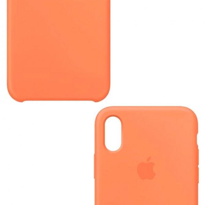 Чехол силиконовый для iPhone Xs Max Светло Оранжевый-2
