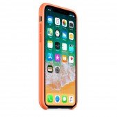 Чехол силиконовый для iPhone Xs Max Светло Оранжевый Чехол силиконовый для iPhone Xs Max Светло Оранжевый