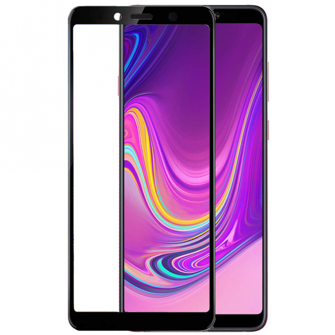 Защитное стекло для SAMSUNG A920 Galaxy A9 (2018) Full Glue (0.3 мм, 2.5D, чёрное)-3