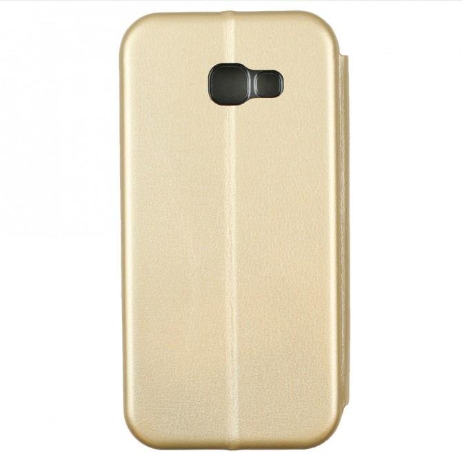 Чехол книжка U-Like Best для Samsung Galaxy A520 (A5 2017) Gold-2