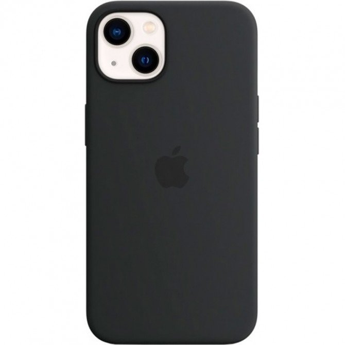 Оригинальный силиконовый чехол для iPhone 13 mini Черный