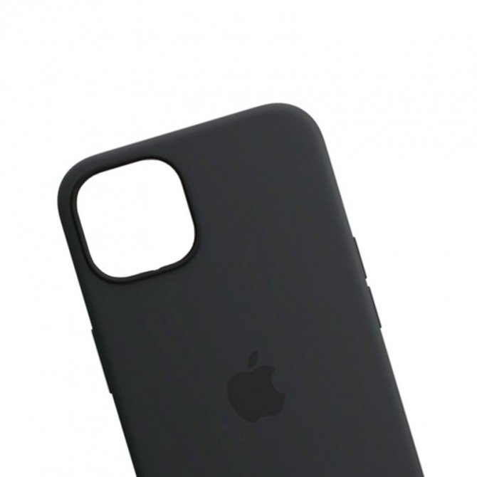 Оригинальный силиконовый чехол для iPhone 13 mini Черный-2