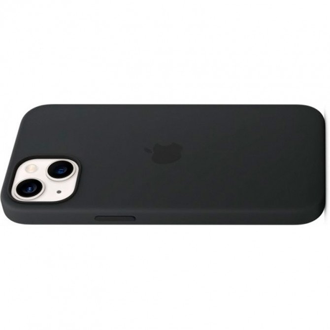 Оригинальный силиконовый чехол для iPhone 13 mini Черный-1