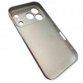 Чехол-накладка Frosted Glass для iPhone 17 Pro Max Silver