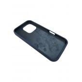 Силиконовый чехол для iPhone 16 Pro Deep Navy FULL