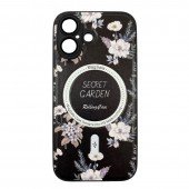 TPU+PC чохол Secret Garden with MagSafe для Apple iPhone 16 (6.1 TPU+PC чохол Secret Garden with MagSafe для Apple iPhone 16 (6.1