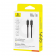 Кабель Baseus Silky Series OS Fast Charging Type-C/Type-C 100W (P10377703) Black 1m