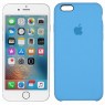 Чехол силиконовый для iPhone 6/6s Plus Небесно Синий