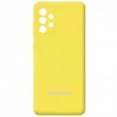 Чехол  Soft Case Samsung A325 Galaxy A32 Желтый FULL