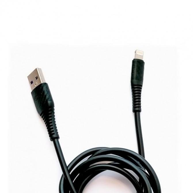 USB кабель XO NB157 Lightning 2.4A/0.25m Black