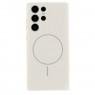 Силиконовый чехол Full Soft Case (MagSafe) Samsung Galaxy S23 Ultra Белый FULL