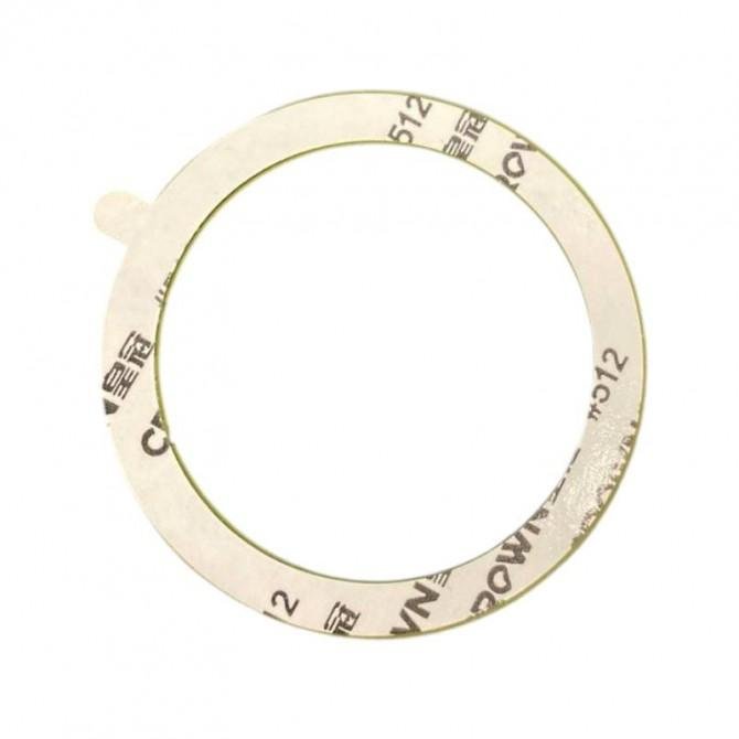 Пластина-кільце для MagSafe тримачів металева (+скотч) SILICONE White-1