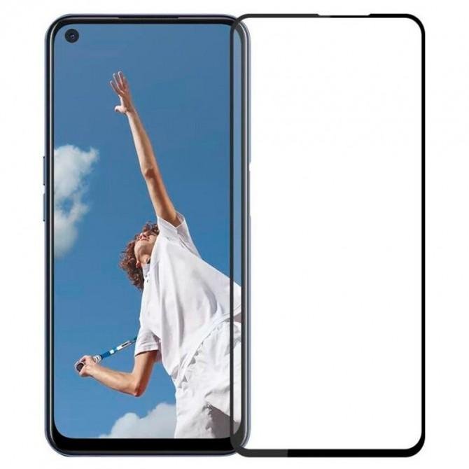 Защитное стекло для Oppo A53/A32/A33 Full Glue (0.25 мм, 2.5D, черное) ЛЮКС