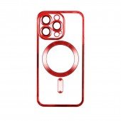Силиконовый чехол SHINING with MagSafe для iPhone 12 Красный Силиконовый чехол SHINING with MagSafe для iPhone 12 Красный