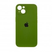 Силиконовый чехол для iPhone 15 Pro Max Dark Olive FULL Силиконовый чехол для iPhone 15 Pro Max Dark Olive FULL