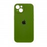 Силіконовий чохол для iPhone 15 Pro Max Dark Olive FULL