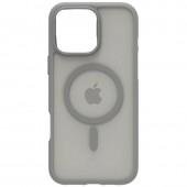 Чохол Matt Magnetic Fit для iPhone 15 Сірий